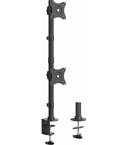 PC周辺機器 Chief Flat Panel Dual Veal Monitor Arm Wall Mount KWD230B - Mounting kit (dual aulating arm) for 2 LCD displays - black - wall- wyw801m Amazon.com: Flat Panel Dual Vertical Monitor Arm Wall Mount